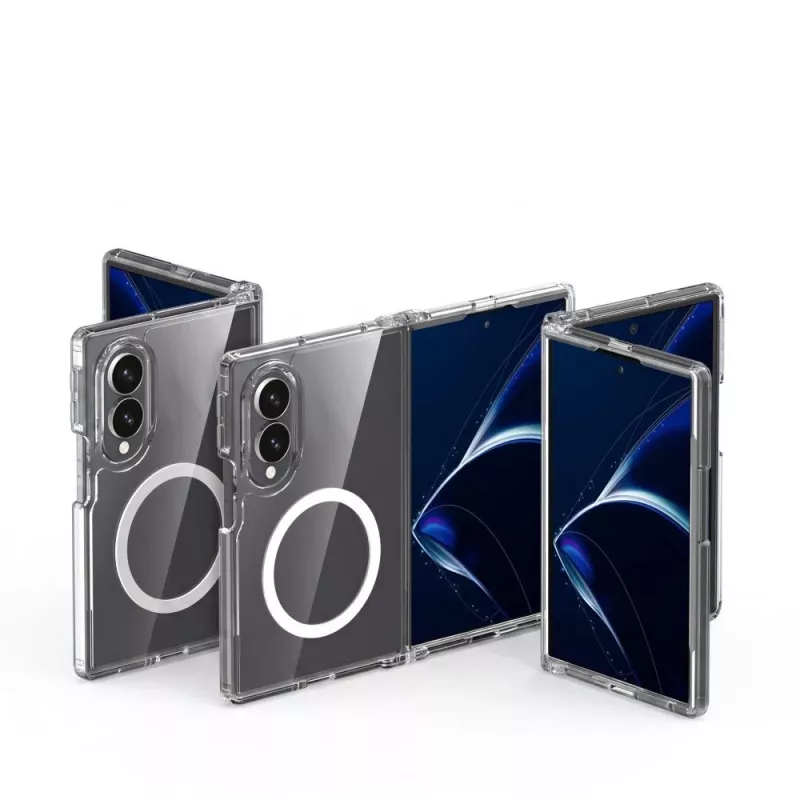 Tech-Protect Flexair Hybrid MagSafe puzdro pre Samsung Galaxy Z Fold 8 - transparentné
