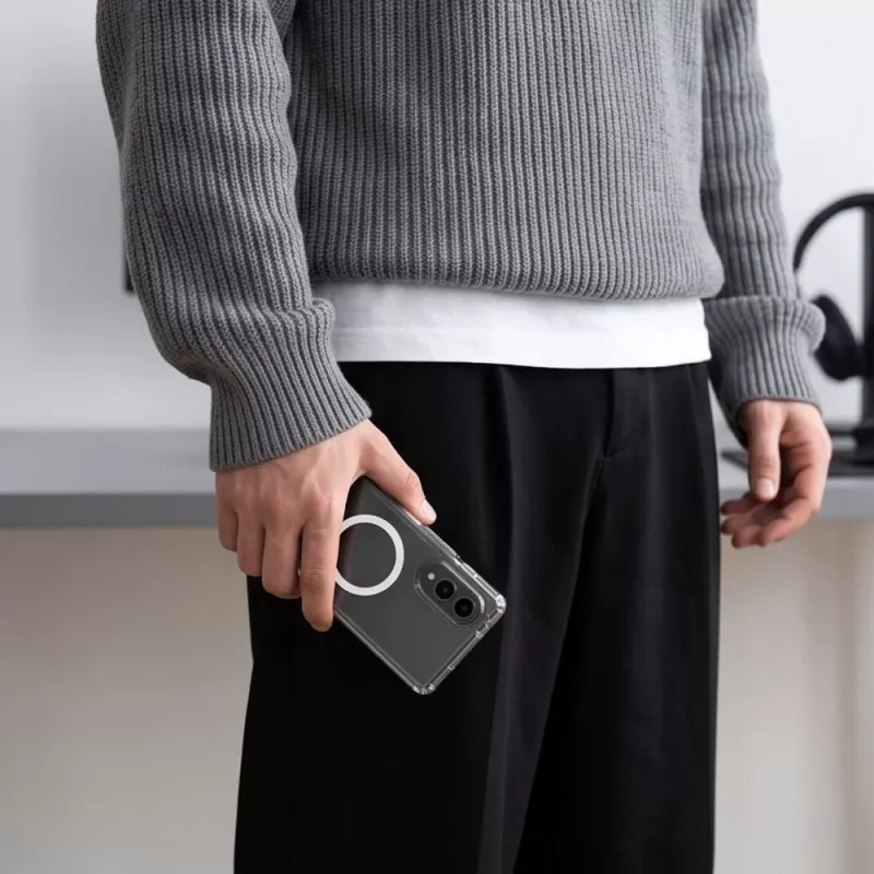 Tech-Protect Flexair Hybrid MagSafe puzdro pre Samsung Galaxy Z Fold 8 - transparentné