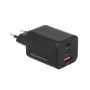 MOVANO GaN 65W 2x USB-C PD + USB-A nabíjačka (čierna)