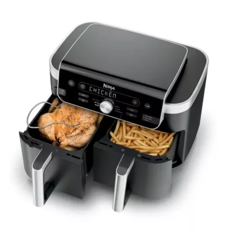 Ninja Dual Zone XL DZ950EU teplovzdušná fritéza 9,5 L 2470 W, čierna/sivá