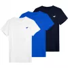 Pánske 4F M4479 tričko 2XL - biela, modrá, tmavomodrá grafická potlač