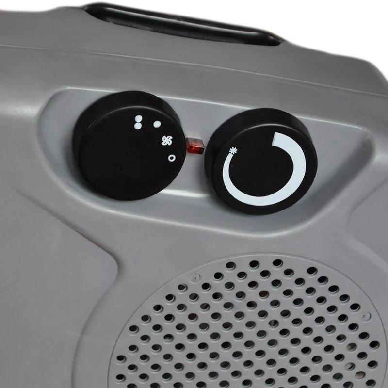 ELDOM HL8S teplovzdušný ventilátor elektrické vykurovacie zariadenie interiérové sivé 2000 W
