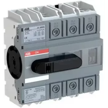 ABB OT160G03K odpojovač 3-pólový 160A 750V AC/1000V DC montáž na podstavec 1SCA138208R1001