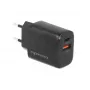 MOVANO GaN 30W USB-C PD + USB-A nástenná nabíjačka (čierna)