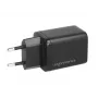 MOVANO GaN 45W USB-C PD + USB-A nástenná nabíjačka (čierna)