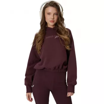 4F dámska mikina tmavohnedá F2175 veľkosť XL