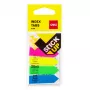 DELI Stick Up indexové značky PP 50x12 mm 100 listov sortiment farieb (D338199)