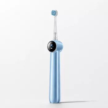 RANVOO PH5 Bubble Sonic elektrická zubná kefka, 38 000 VPM, 5 režimov, IPX7, nabíjanie USB, modrá