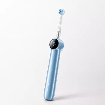 RANVOO PH5 Bubble Sonic elektrická zubná kefka, 38 000 VPM, 5 režimov, IPX7, nabíjanie USB, modrá