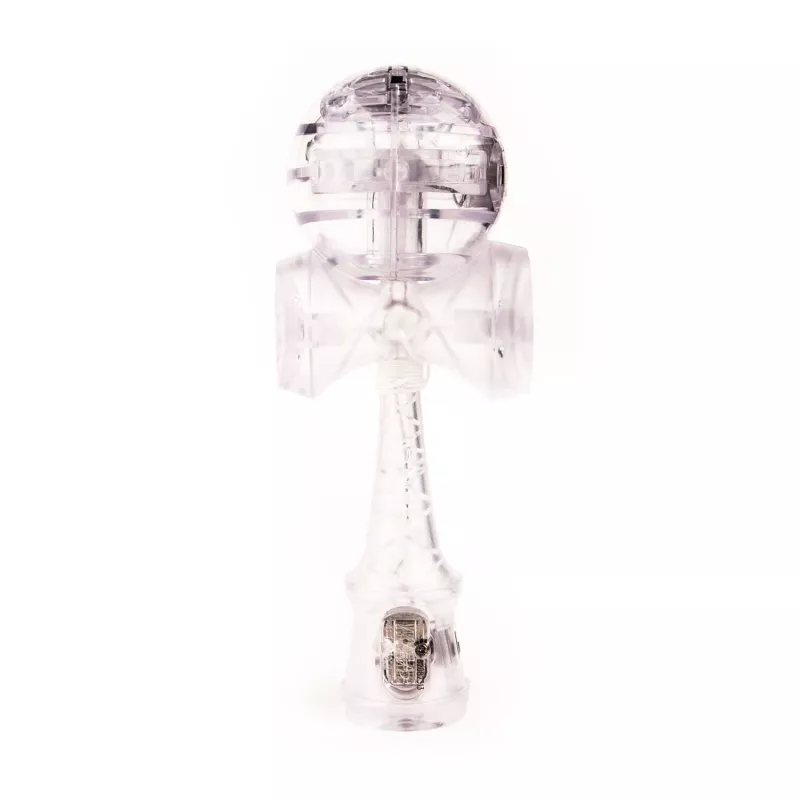 YoYoFactory Kendama biela LED (batérie sú súčasťou)