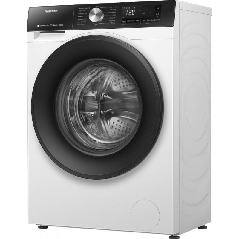 Hisense WD3S904BW3 práčka so sušičkou 9/6 kg 1400 ot/min A/D biela