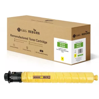 G&G kompatibilná žltá tonerová kazeta pre Ricoh 841818 - vysoká výťažnosť 18 000 strán GR-R841818