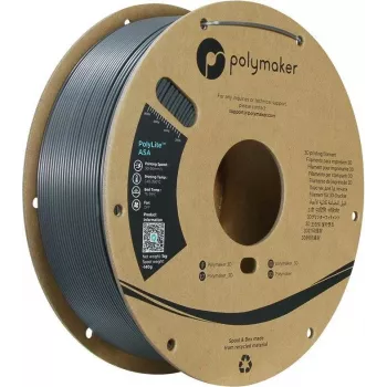 Polymaker PolyLite ASA filament 1,75 mm 1 kg tmavosivá PF01037