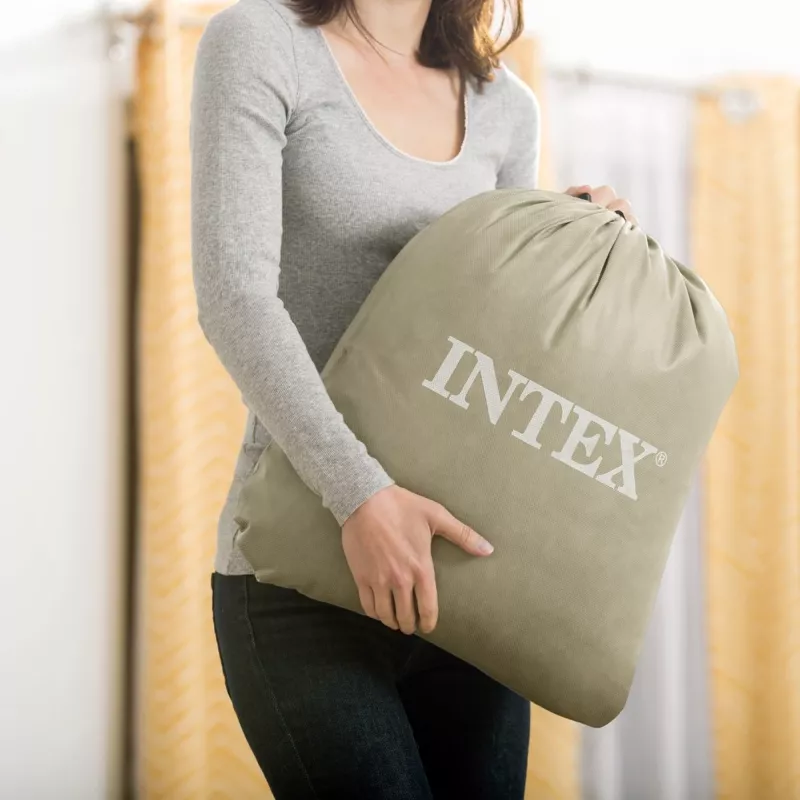 Intex 66803NP CozyKidz detská nafukovacia posteľ 157 x 88 x 18 cm, modrá alebo ružová