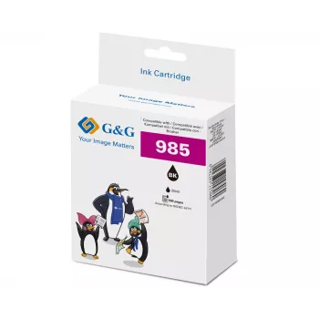 G&G kompatibilná atramentová náplň Brother LC-985BK čierna (18821)