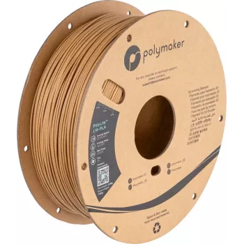 Polymaker PolyLite LW-PLA 1,75mm čierna 0,8kg (PA08004)