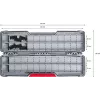 Bosch Accessories 2607011826 medzikrabica pre systém L-BOXX (antracitová)