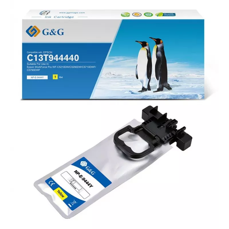 G&G kompatibilná žltá atramentová kazeta pre Epson T9444 (15982)
