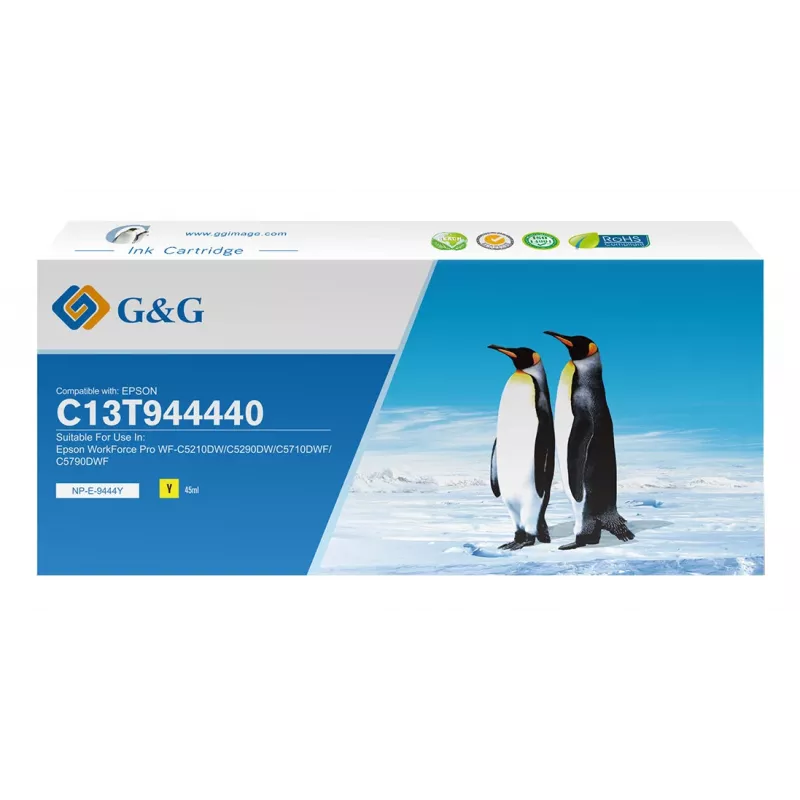 G&G kompatibilná žltá atramentová kazeta pre Epson T9444 (15982)