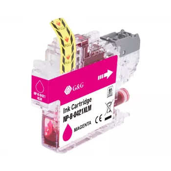G&G kompatibilná purpurová atramentová kazeta pre Brother LC421XLM (500 strán, High Yield) 20557