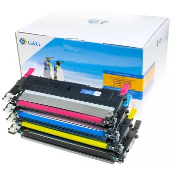G&G 15003 tonerová kazeta 4-ks balenie náhrada za HP 150A (W1500A) čierna cyan purpurová žltá