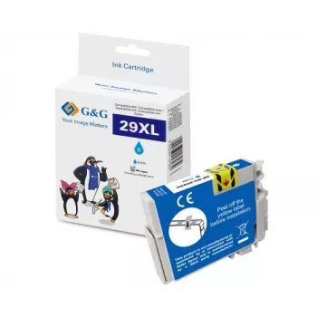 G&G XL azúrová atramentová kazeta pre Epson 29XL/T2992/C13T29924012 (14663)