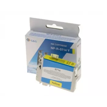 G&G kompatibilná atramentová kazeta pre Epson T0714 žltá (3547)