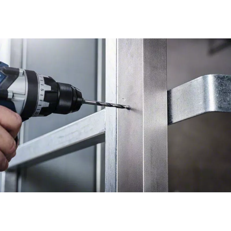 BOSCH HSS PointTeQ sada špirálových vrtákov do kovu, 5 mm, 10 kusov, šesťhranná stopka, 91 mm dĺžka