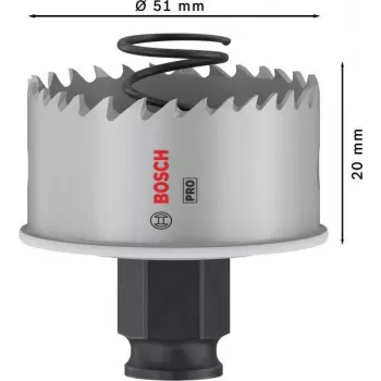 Bosch Progressor pre drevo a kov 51 mm kobaltová dierová píla 2608594455