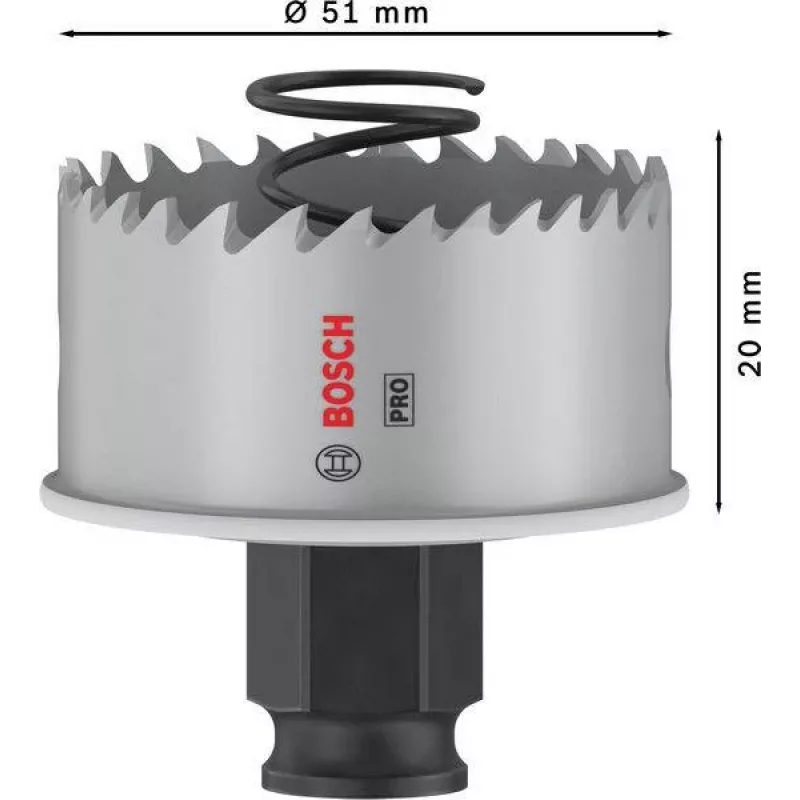 Bosch Progressor pre drevo a kov 51 mm kobaltová dierová píla 2608594455