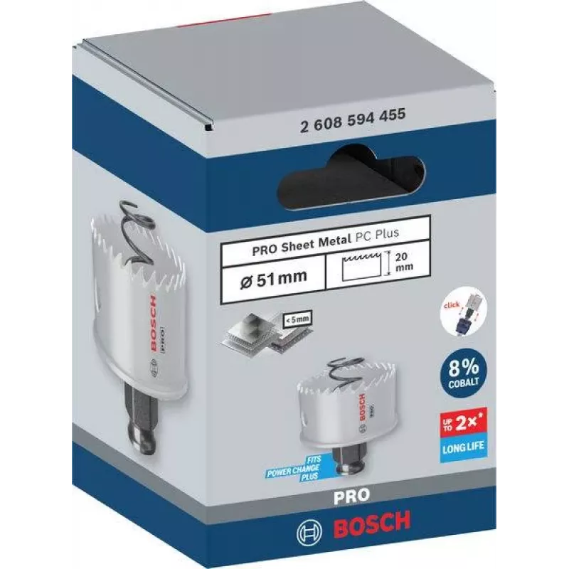 Bosch Progressor pre drevo a kov 51 mm kobaltová dierová píla 2608594455
