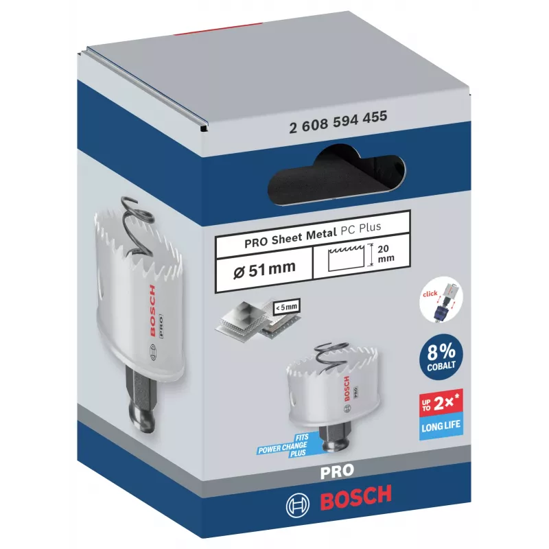 Bosch Progressor pre drevo a kov 51 mm kobaltová dierová píla 2608594455
