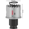 Bosch Accessories 2608594447 Progressor for Wood and Metal korunový vrták 32 mm kobalt bi-metal