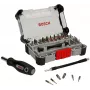 Bosch precízna sada skrutkovacích bitov display, 5 sád s 33 dielmi (165 celkom), S2 oceľ, 1/4 palca šesťhran, PH/PZ/S/H/T bity, magnetický držiak, predajný display 2607002837,0