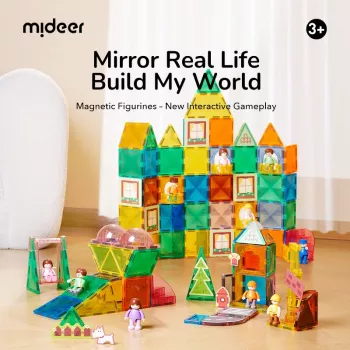 Mideer „Rodina“ MD1640 magnetická súprava, 32 dielov