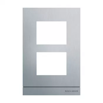 Busch-Jaeger 41392CF-A-03 audio predný panel 1/2 modul alpská biela 2TMA200160A0032