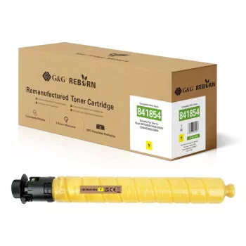G&G kompatibilná tonerová kazeta žltá pre Ricoh 841854 (22 500 strán) GR-R841854