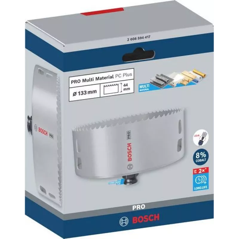 Bosch Progressor pre drevo a kov 133 mm kobaltová korunová vŕtačka 2608594417