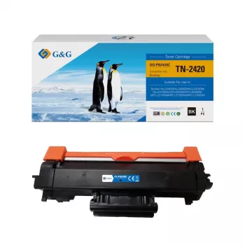 G&G GT421H čierna tonerová kazeta 6000 strán pre Brother TN-2420/TN-2410