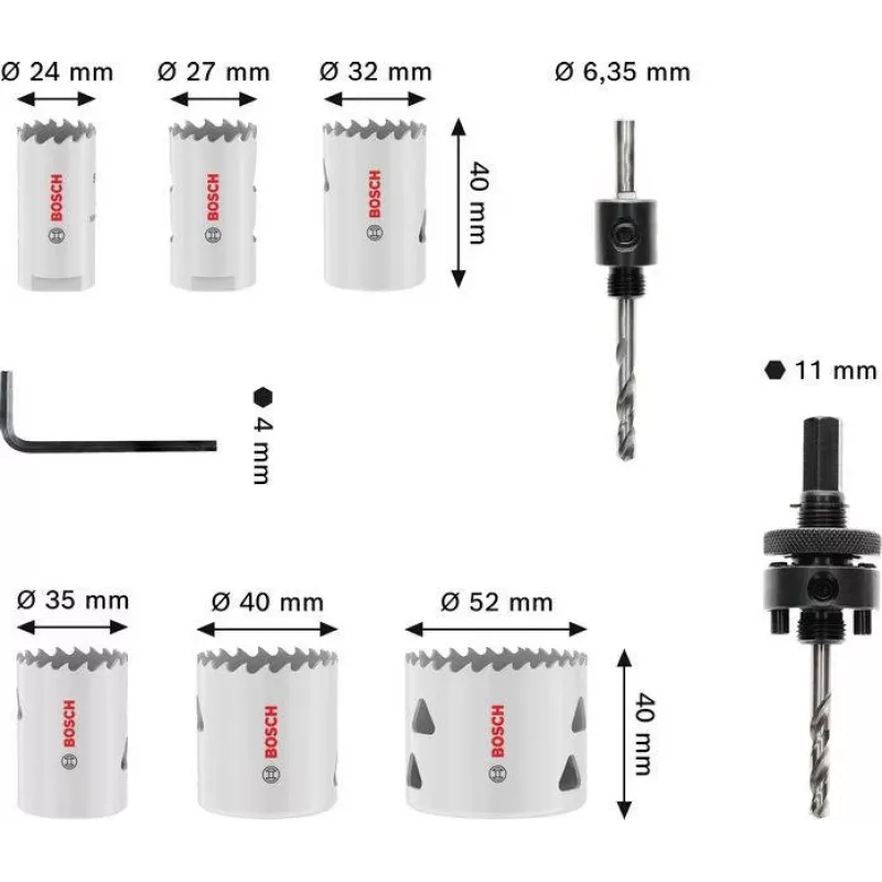 Sada vŕtacích koruniek Bosch 2608594614