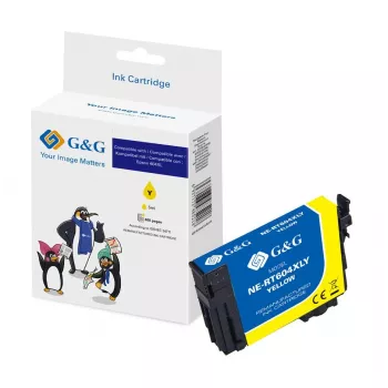 G&G kompatibilná žltá atramentová kazeta Epson 604XL (20551)