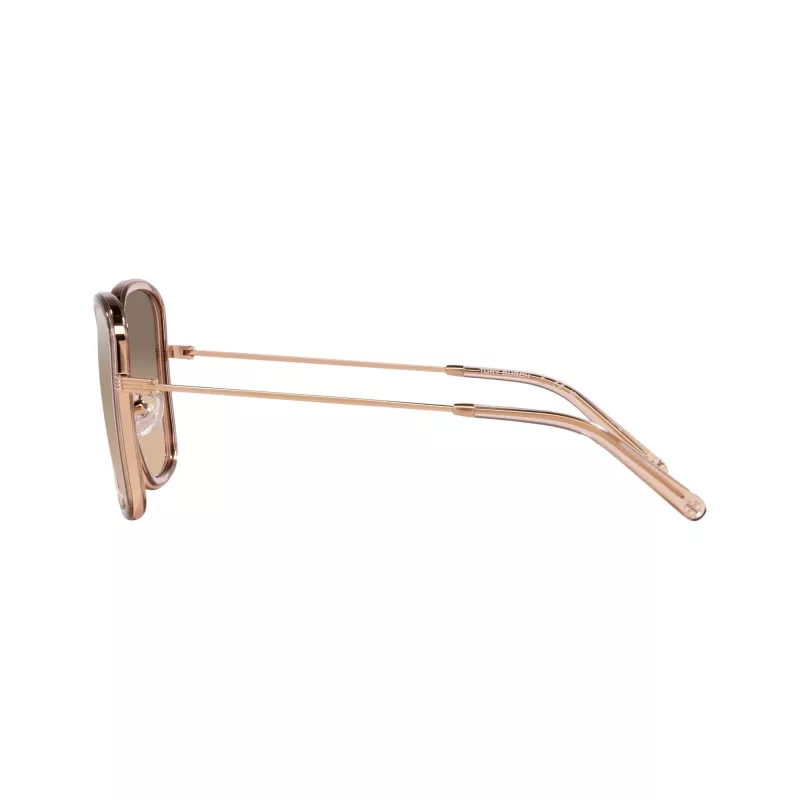 Tory Burch TY6101 33683D dámske slnečné okuliare, rám Dark Havana, hnedé gradientové sklá, 53mm