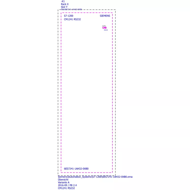 Siemens SIMATIC S7-1200 CM 1241 RS485 komunikačný modul 6ES72411AH320XB0