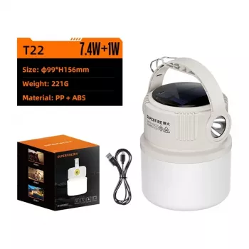 Superfire T22 kempingová lampa