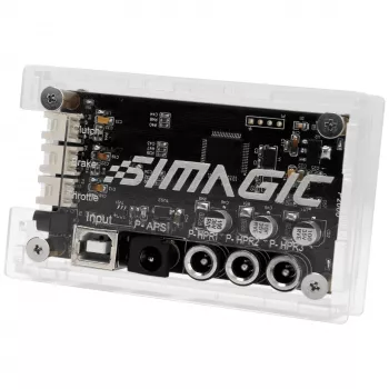 SIMAGIC Haptic Control Box (P2000-HCB) – 4-kanálová haptická spätnoväzbová riadiaca jednotka pre P2000 pedále