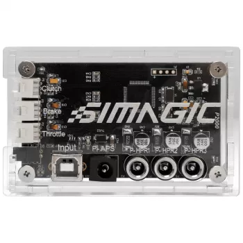 SIMAGIC Haptic Control Box (P2000-HCB) – 4-kanálová haptická spätnoväzbová riadiaca jednotka pre P2000 pedále