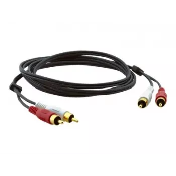 Kramer C-2RAM/2RAM-10 koaxiálny audio kábel RCA konektor samec na RCA konektor samec 3,0 m čierny 95-0202010