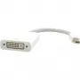 Kramer ADC-MDP/DF Mini DisplayPort konektor samec na DVI-I konektor samica adaptérový kábel 15 cm 99-95200003