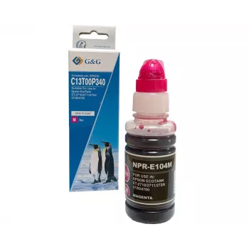 G&G EcoTank atramentová fľaša purpurová kompatibilná s Epson 104 (70ml)