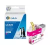 G&G Kompatibilná atramentová kazeta Brother LC422M purpurová (550 strán) 20582